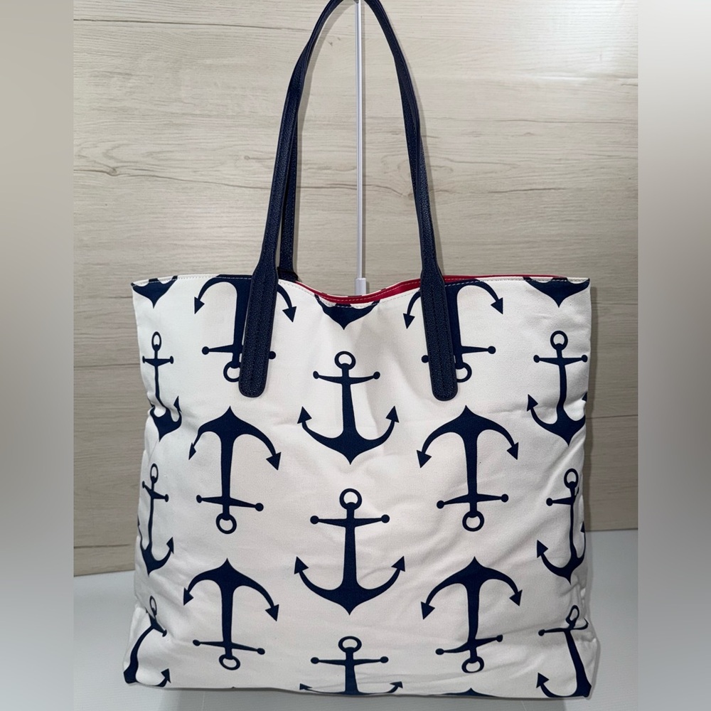 Nautical Anchor Tote Bag by Donna Dixon - Picture 2 of 7